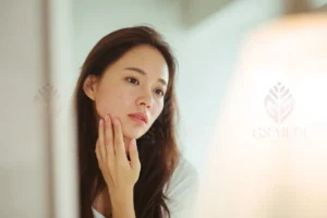 làn da khô ráp vì thiếu nước